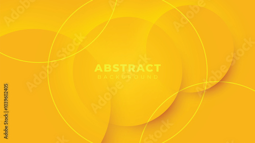 Vibrant Yellow Abstract Background