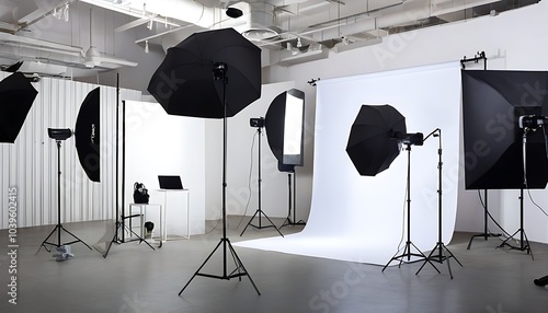 Charm of images presented in a professional photography studio environment photo