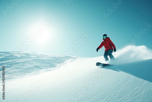 Active family - mother and kids running outdoor. Beautiful simple AI generated image