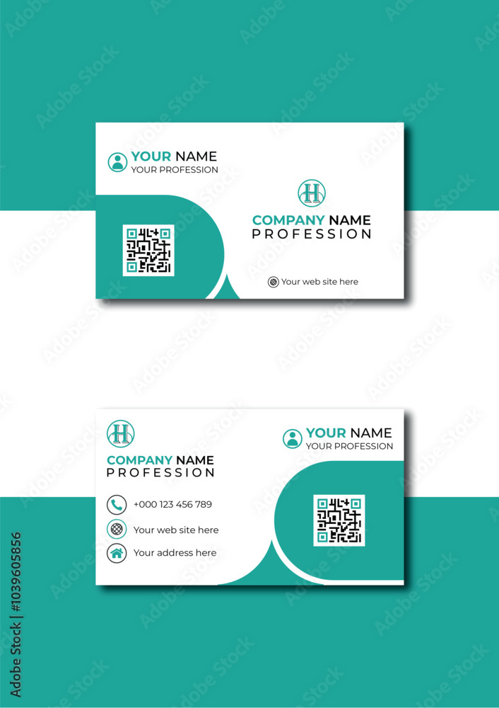 Obraz premium Creative Business Card Design