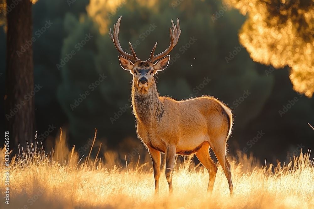 white-tailed deer (Odocoileus virginianus). Beautiful simple AI generated image white-tailed deer (Odocoileus virginianus). Beautiful simple AI generated image
