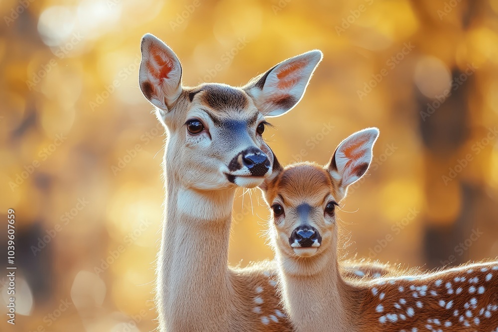 A lone deer grazes in a sun-drenched forest clearing.. Beautiful simple AI generated image A lone deer grazes in a sun-drenched forest clearing.. Beautiful simple AI generated image