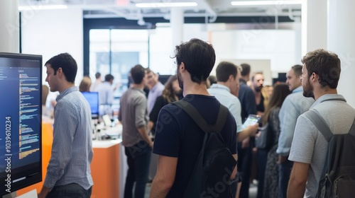 A Group of Developers Attended a Tech Conference