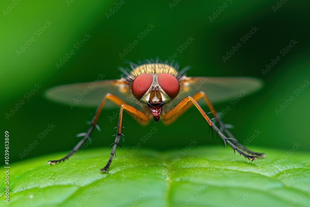 Horsefly Insect Close-up, Potential usecase for images of insects, entomology, and wildlife Generative AI. Beautiful simple AI generated image Horsefly Insect Close-up, Potential usecase for images of insects, entomology, and wildlife Generative AI. Beautiful simple AI generated image
