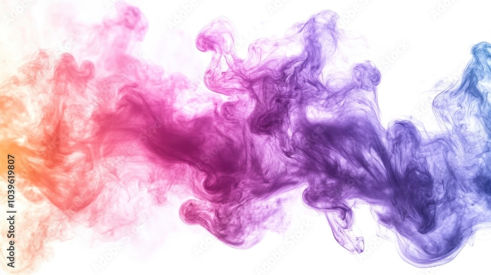 Colorful smoke swirls creating a mesmerizing cloud of vibrant hues in a dreamy abstract display Colorful smoke swirls creating a mesmerizing cloud of vibrant hues in a dreamy abstract display
