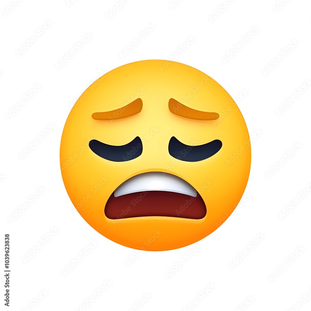 Worried Face with Sweat: Anxiety and Concern
Worried Face with Sweat: Anxiety and Concern