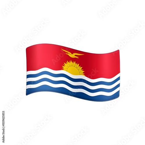 Free Download The Flag of Kiribati: Sun, Waves, and Freedom
 - GFXLoad