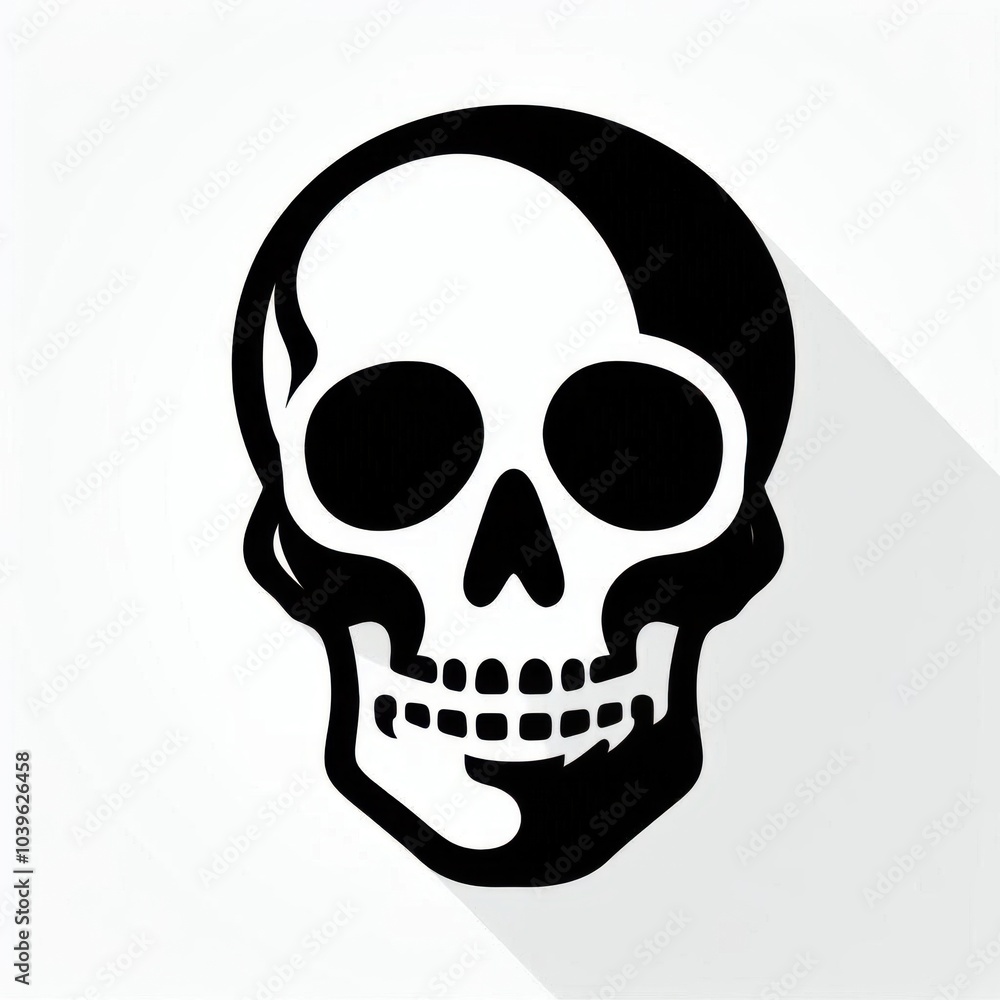 Fototapeta premium skull vector illustration