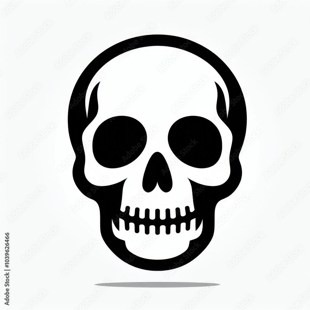 a skull head icon a skull head icon