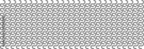 Abstract, curve Lines, wavy  pattern, Square, Illustration, vector, alternating overlapping, symmetrical, orderly arrangement background, black and white, banner, website, template, dark.