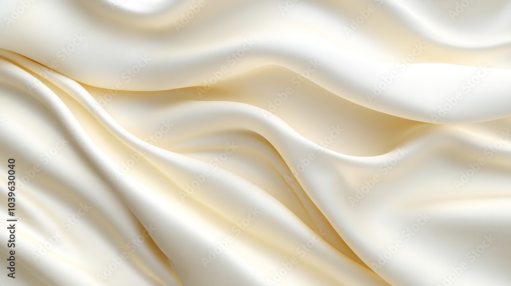 Luxurious white and gold silk fabric, a texture rich background for elegant design Luxurious white and gold silk fabric, a texture rich background for elegant design