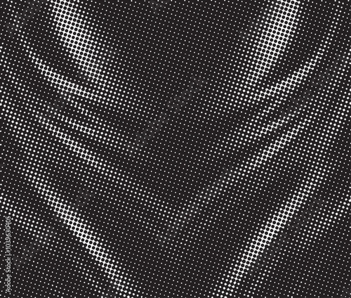Abstract halftone black and white background