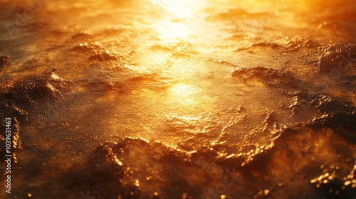 golden earth lump close-up background
