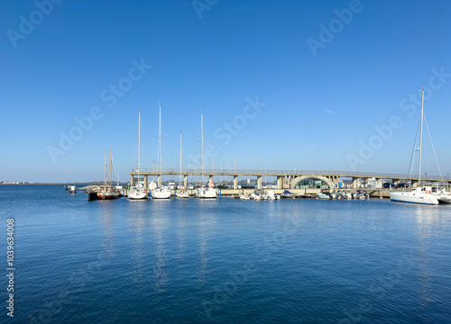 Port of Witt on the Baltic Sea on Rügen