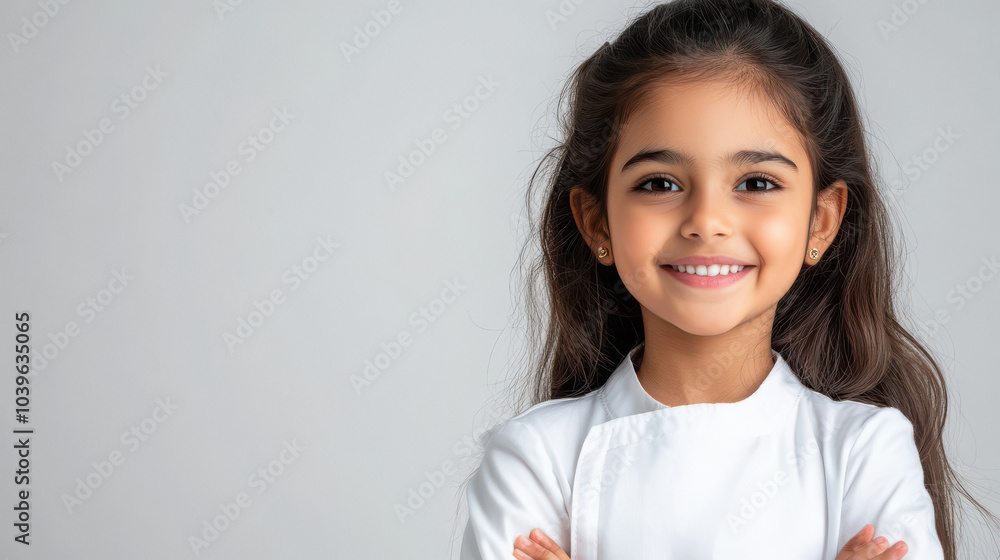 cute little girl in chef costume cute little girl in chef costume