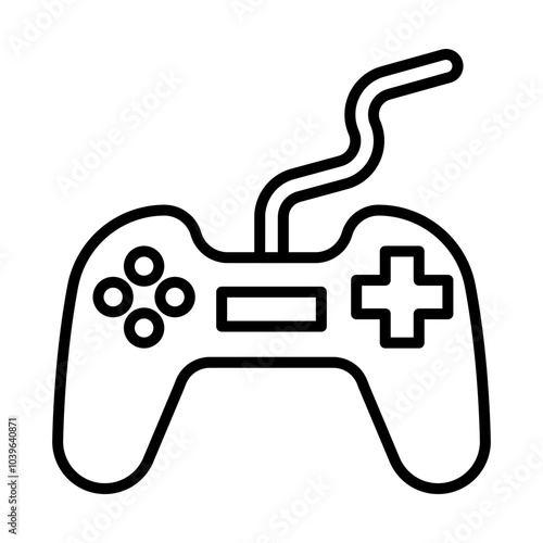 Gamepad line icon