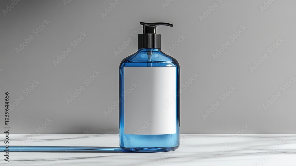 Premium Mockup of a Hand Sanitizer Bottle Isolated on a Clean Background for Online and Print Advertising Premium Mockup of a Hand Sanitizer Bottle Isolated on a Clean Background for Online and Print Advertising