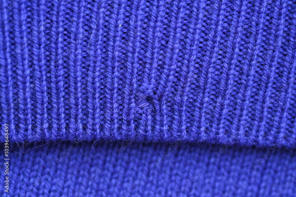 darned hole on knit purple sweater, hole on knit wool sweater darned hole on knit purple sweater, hole on knit wool sweater