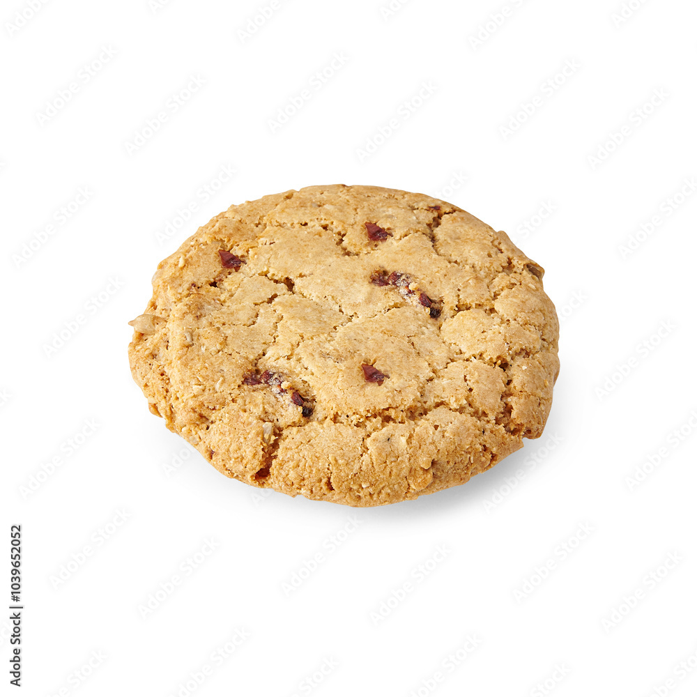 Cookie with chocolate style isolated white background. Cookie with chocolate style isolated white background.