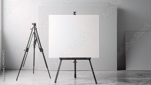 Minimalist Art Studio Setup for Creative Projects