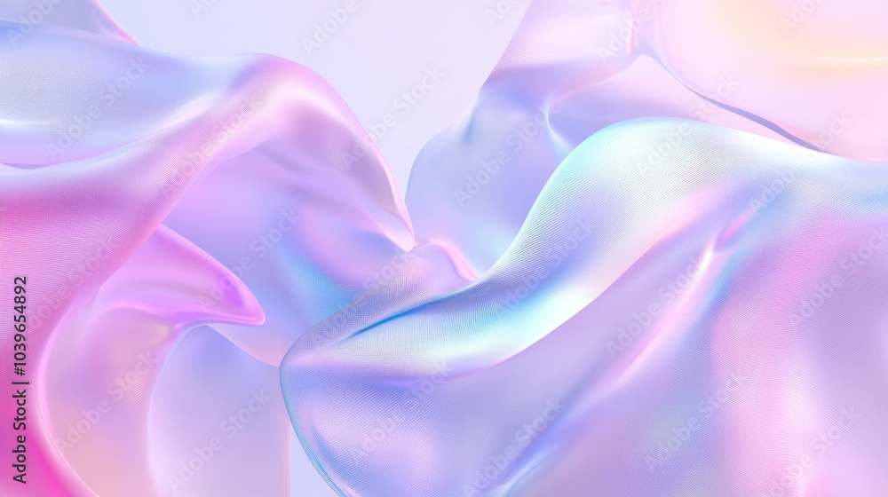 Fototapeta premium Serene Textured Backdrop for Showcasing Electronic Products in 3D Render, Ultra-Detailed and Calming Atmosphere