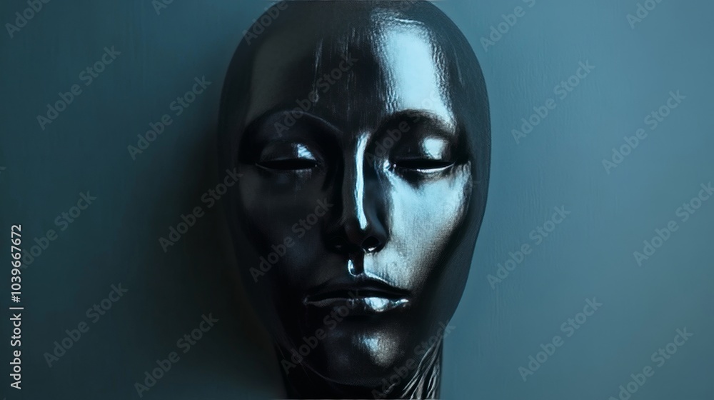 A black face with a silver lining A black face with a silver lining
