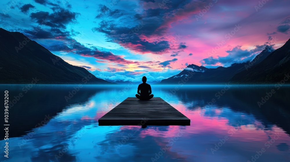 Contemplating Serenity: A Journey to Mental Wellness by the Tranquil Lake Contemplating Serenity: A Journey to Mental Wellness by the Tranquil Lake