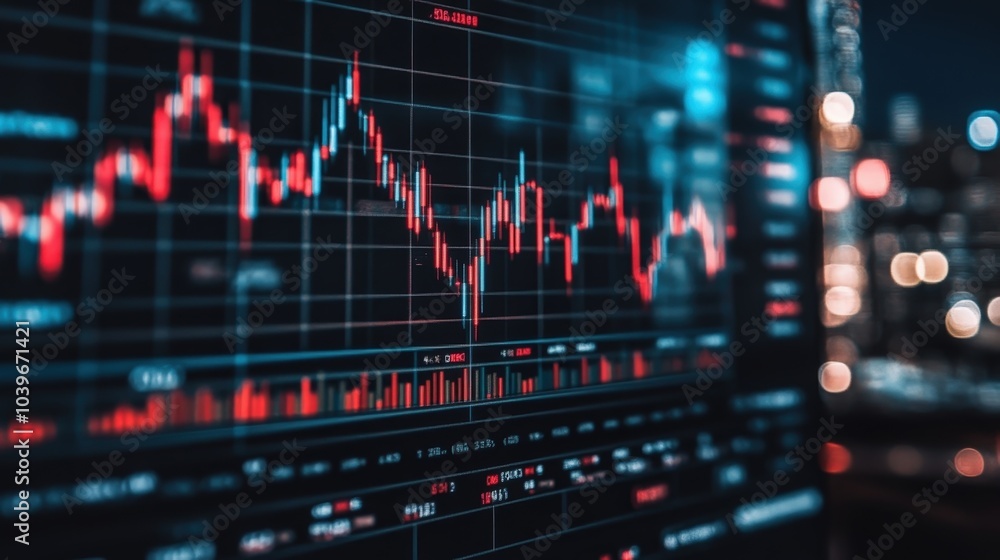 Detailed stock market graph illustrating financial trends and data analysis, suitable for business and investment themes. Detailed stock market graph illustrating financial trends and data analysis, suitable for business and investment themes.