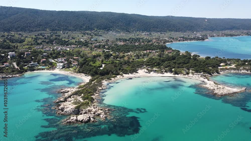 Amazing view of Sithonia coastline near Karydi Beach, Chalkidiki, Central Macedonia, Greece Amazing view of Sithonia coastline near Karydi Beach, Chalkidiki, Central Macedonia, Greece