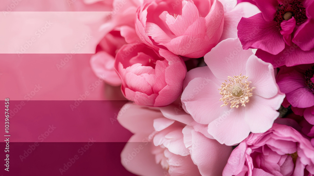 Imagine a delightful scene filled with shades of pink, each hue exuding charm and warmth. Imagine a delightful scene filled with shades of pink, each hue exuding charm and warmth.