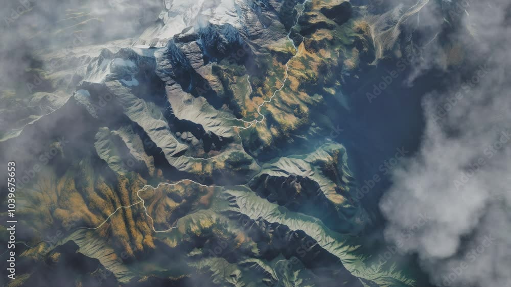 A View Of A Mountain Range From A Plane Window With Clouds Snowy Mountain Pass Aerial Photography Aerial Photography A View Of A Mountain Range From A Plane Window With Clouds Snowy Mountain Pass Aerial Photography Aerial Photography