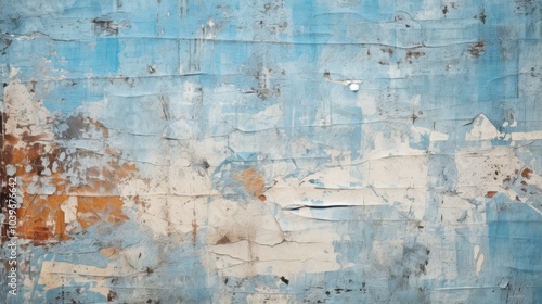 Textured Blue Abstract Wall Background