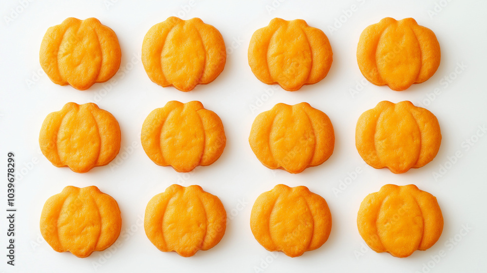 cookies isolated on white, set of pumpkin cookie, pumpkin-shaped cookies, yellow cheese cookies, holloween dessert, gift cookies isolated on white, set of pumpkin cookie, pumpkin-shaped cookies, yellow cheese cookies, holloween dessert, gift