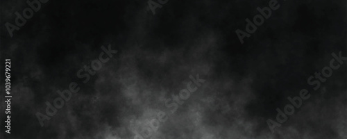 The ethereal allure of fog weaving delicate patterns across the shadowy horizon

