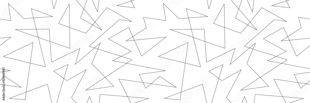 Seamless texture. Tangled assymetrical line pattern. Modern style geometric black and white fashion print design. Seamless texture. Tangled assymetrical line pattern. Modern style geometric black and white fashion print design.