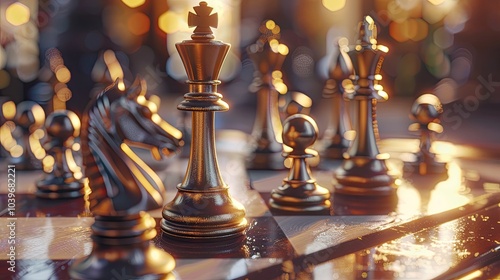 The queen s gambit chess move explained on a chess board