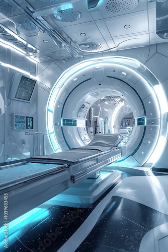 Advanced nuclear medicine facility with PET scanning technology and automatic drug preparation.