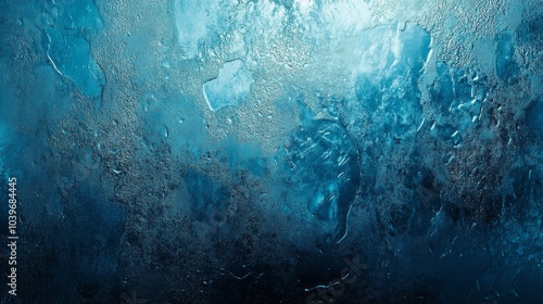 Abstract glass background. Texture of glass illuminated with multi-colored light.