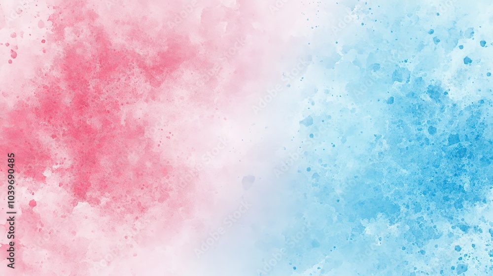 Serene Soft Pastel Watercolor Background with Subtle Textures in Light Pink and Blue, Blurred Edges for Seamless Aesthetic Pattern Serene Soft Pastel Watercolor Background with Subtle Textures in Light Pink and Blue, Blurred Edges for Seamless Aesthetic Pattern