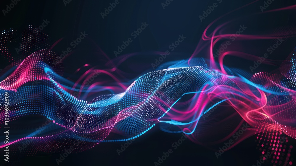 Abstract Swirling Waves of Light Abstract Swirling Waves of Light