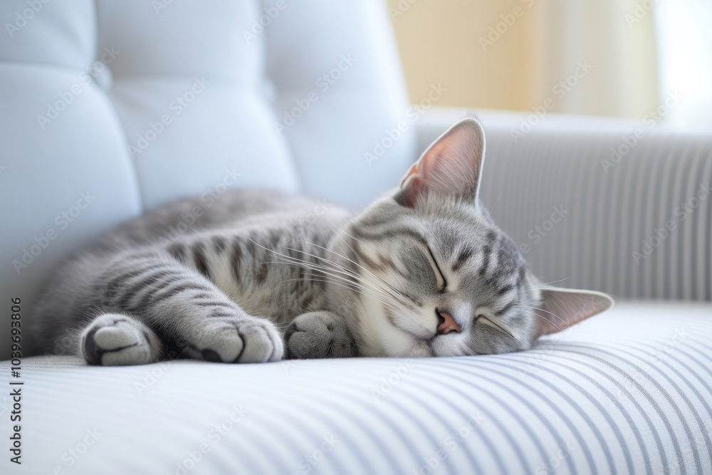 Naklejka premium Furniture sleeping animal mammal.