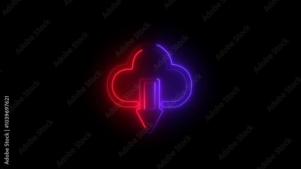 Upload icon symbol vector image for element design graphic on black background. Upload icon symbol vector image for element design graphic on black background.
