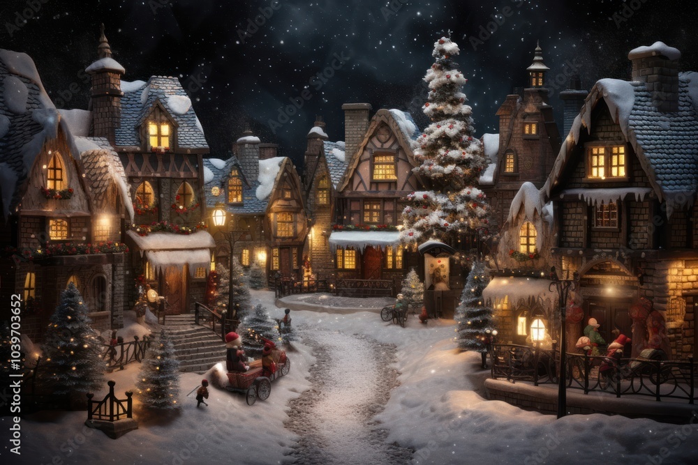 Christmas architecture decoration building. Christmas architecture decoration building.