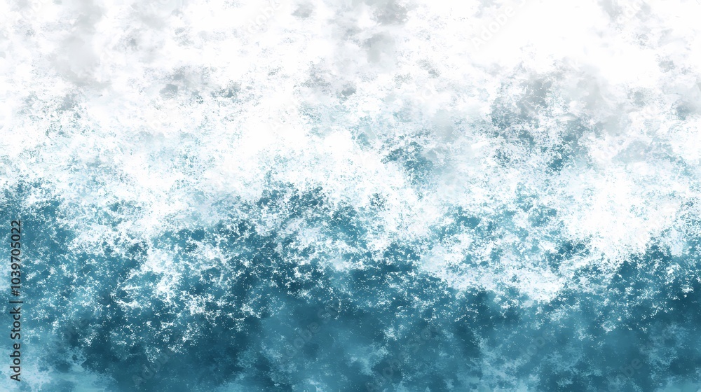 Fototapeta premium Abstract Blue and White Watercolor Texture Background