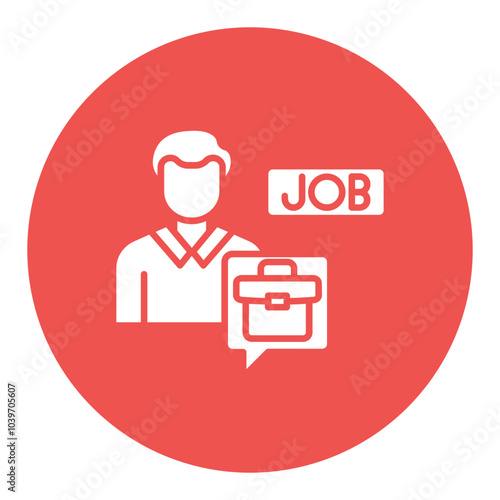Job Seeker Male Icon