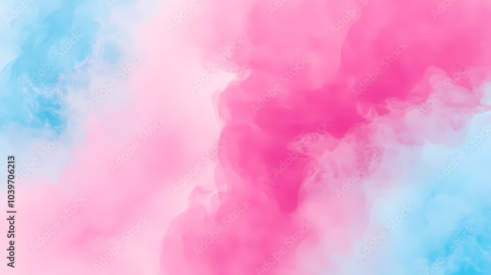 Fototapeta premium Abstract Pink and Blue Smoke Background