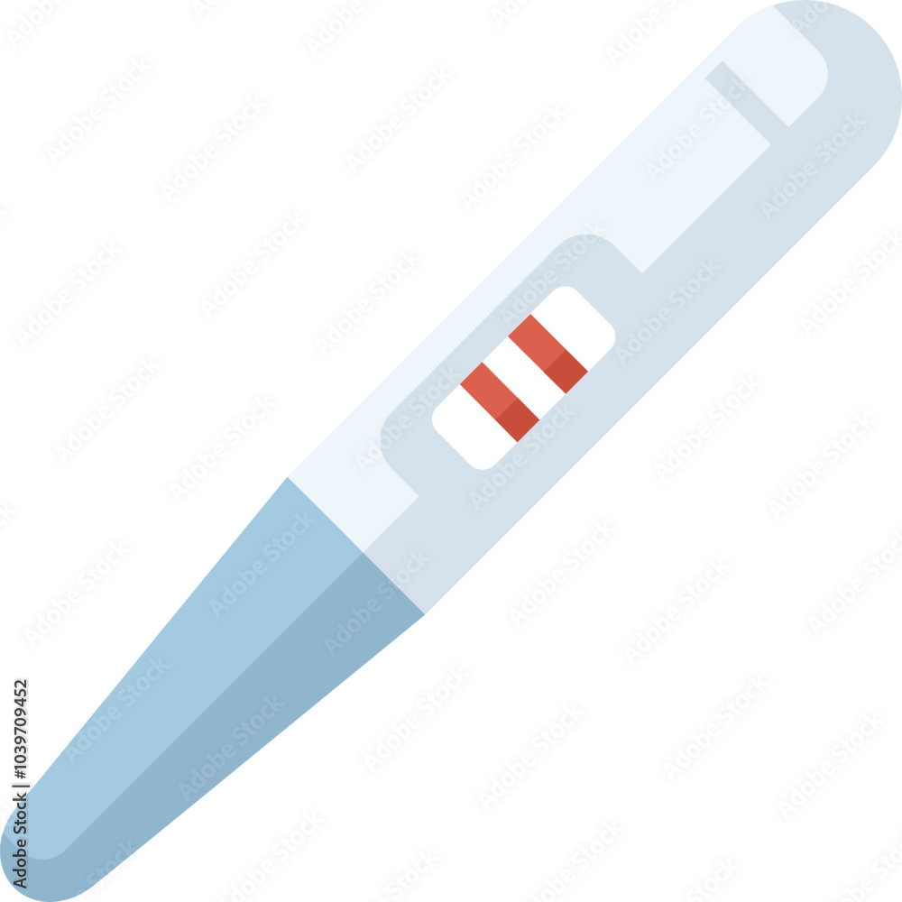 Positive pregnancy test showing two red lines for pregnant result Positive pregnancy test showing two red lines for pregnant result