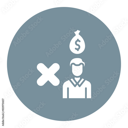 Corrupt Businessman Icon