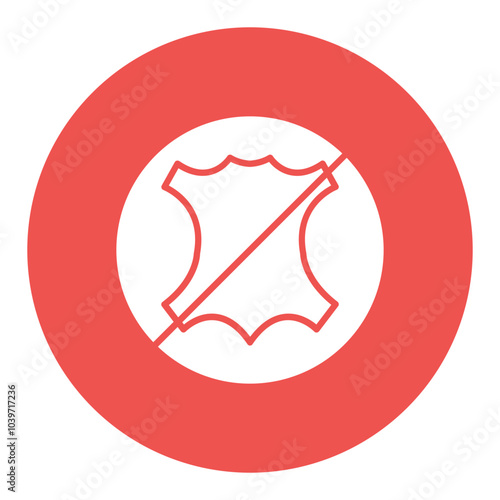 No Leather Icon