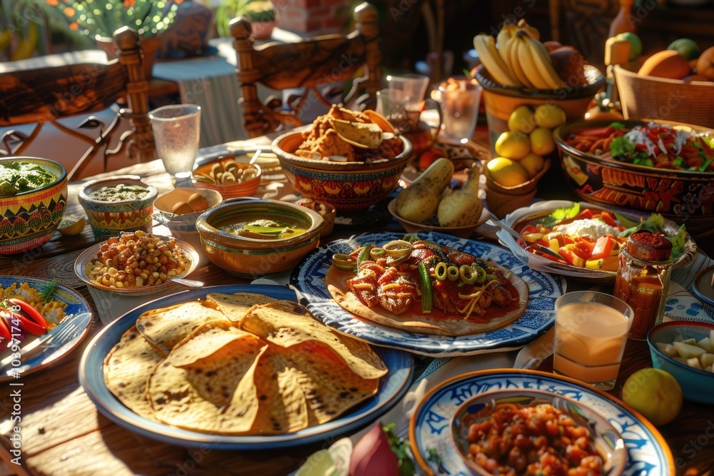 Mexican Feast Served Family Style Mexican Feast Served Family Style